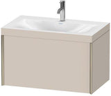 Duravit XViu Möbelwaschtischset 800x480mm mit Unterschrank, 1 Auszug, Ahorn mitte