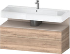 eiche marmoriert / Nische taupe matt / Eiche