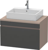 DURAVIT DuraStyle Konsolenunterschrank 800 mm betongrau matt mit 1 Auszug