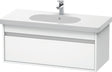 DURAVIT Ketho Waschtischunterbau 1000 mm wandhängend, 1 Auszug, weiß matt – mit Soft-Close