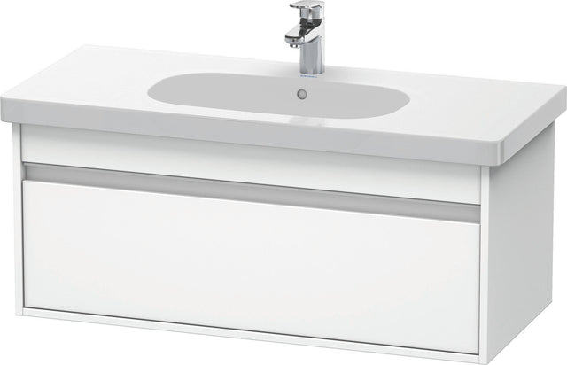 DURAVIT Ketho Waschtischunterbau 1000 mm wandhängend, 1 Auszug, weiß matt – mit Soft-Close