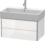 Duravit XSquare Waschtischunterbau 784 mm, wandhängend, 2 Schubkästen, s-matt, für Vero Air