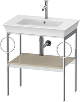 DURAVIT Metallkonsole White Tulip 760x684x450 mm Taupe Hochglanz mit Höhenausgleich