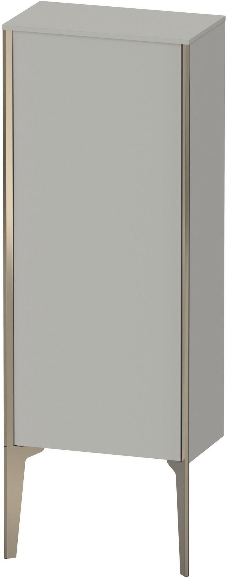Duravit XViu Halbhochschrank 890 mm betongrau matt, wandhängend, Push-Open, Soft-Close