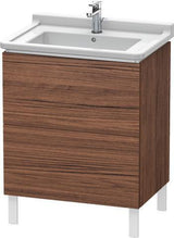 Duravit L-Cube Waschtischunterbau 469x670x712 mm taupe matt – 2 Auszüge, Tip-On, für Starck 3