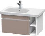 DURAVIT DuraStyle Waschtischunterbau 730 mm betongrau matt – wandhängend mit 1 Auszug & 2 offenen Fächern