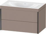 DURAVIT XViu c-bonded Waschtischset wandhängend 800x480x503mm mit 2 Schubkästen, Push-Open und Soft-Close