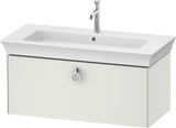 DURAVIT White Tulip Waschtischunterbau 984 mm, 1 Auszug, wandhängend, weiß seidenmatt, mit Griff