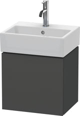 Duravit L-Cube Waschtischunterbau 434 mm weiß matt, 1 Tür links, wandhängend