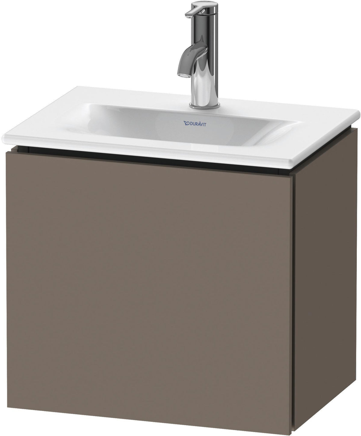 Duravit L-Cube Waschtischunterbau 440 mm, 1 Tür links, weiß matt – Wandhängend