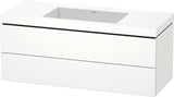 Duravit Waschtischset L-CUBE 1200x480mm mit Vero Air Waschtisch, 2 Schubkästen, HL, s-matt