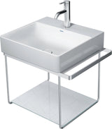 DURAVIT DuraSquare Metallkonsole für Waschtisch 235350, Chrom, wandhängend, 451x565x400 mm