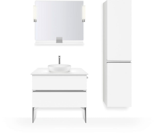DURAVIT Sivida Aufsatzwaschtisch 400 mm rund DuroCast Plus ohne Überlauf