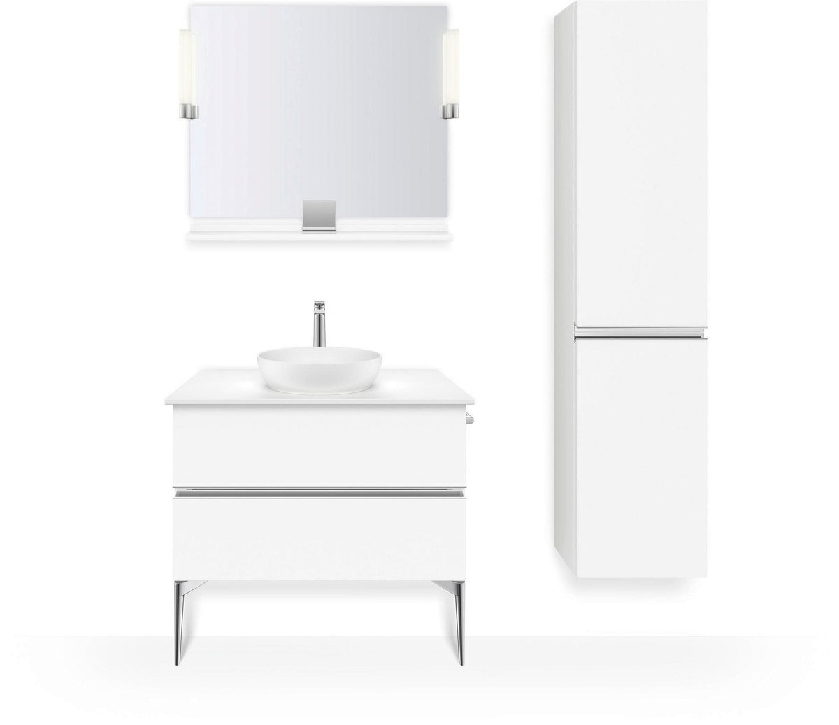 DURAVIT Tulum by Starck Einhebel-Waschtischmischer XL ohne Zugstange, Chrom