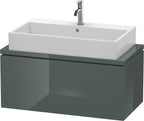 dolomiti grey hochglanz / Mitteldichte Faserplatte (MDF) / Lack