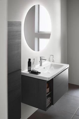 DURAVIT A.1 Einhebel-Waschtischmischer mit Zugstange, Chrom – 107 mm Ausladung