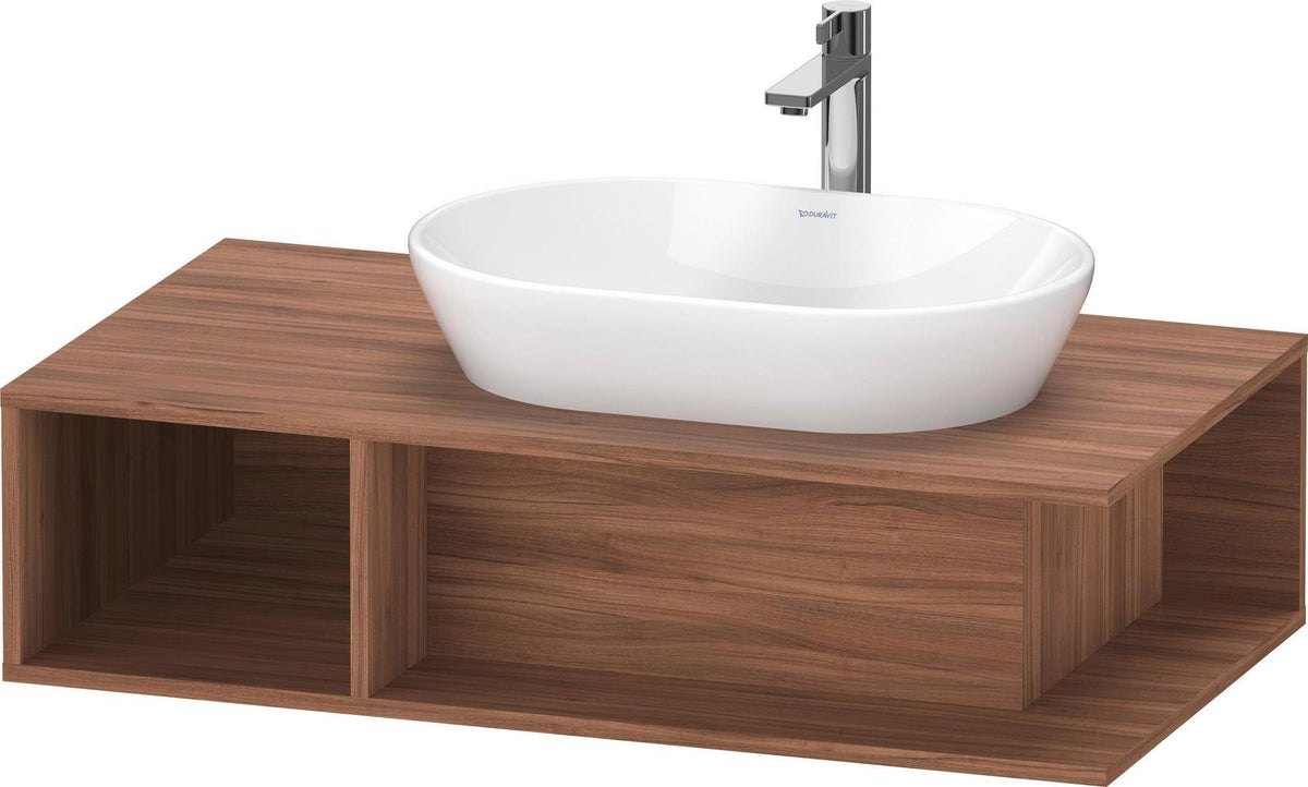 Duravit D-Neo Waschtischunterbau 800 mm Betongrau Matt – Wandhängend, 1 offenes Fach links