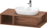 Duravit D-Neo Waschtischunterbau 800 mm Betongrau Matt – Wandhängend, 1 offenes Fach links