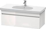DURAVIT DuraStyle Waschtischunterbau 1000 mm wandhängend mit 1 Auszug und Soft-Close in Weiß Matt