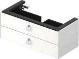 DURAVIT White Tulip Waschtischunterbau wandhängend 984 mm mit 2 Schubkästen und Innenbeleuchtung