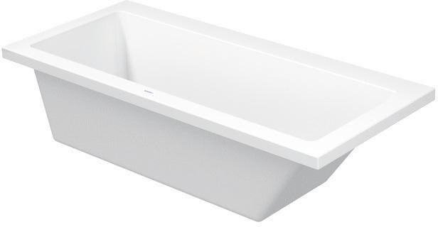 DURAVIT Vero Einbau-Badewanne 1700 x 750 mm, rechteckig, weiß, 1 Rückenschräge rechts