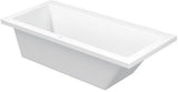 DURAVIT Vero Einbau-Badewanne 1700 x 750 mm, rechteckig, weiß, 1 Rückenschräge rechts