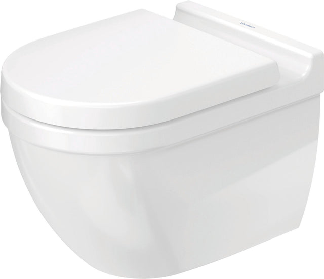 Duravit Wand-WC Starck 3 540 mm Tiefspüler spülrandlos mit WonderGliss Weiß
