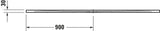 DURAVIT Sustano Duschwanne 1800x800x30 mm Mineralguss Cream Matt