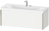 Duravit Möbelwaschtischset XViu 1200x480mm mit Unterbau, 1 Auszug, Ahorn mitte