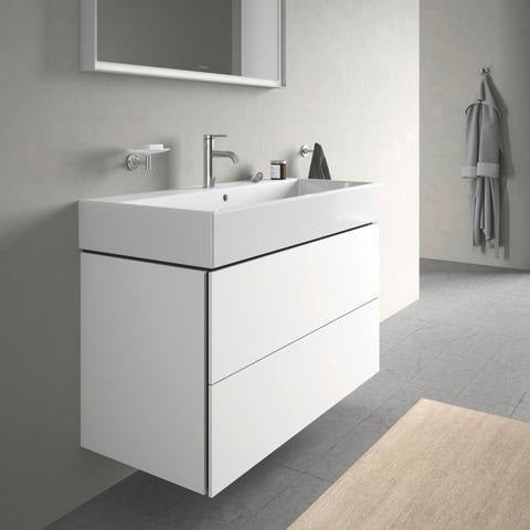 DURAVIT L-Cube Waschtischunterbau 984 mm, 2 Schubkästen, Weiß Matt, Wandmontage