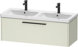 DURAVIT D-Code 2.0 Waschtischunterbau wandhängend 1184 mm mit 1 Auszug, Griff Chrom, Basalt Matt