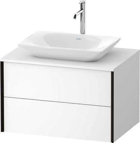 Duravit Waschtischunterbau XVIU 800x550mm Champagner Matt mit Konsolenplatte