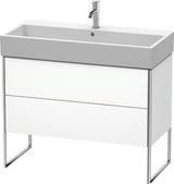 Duravit XSquare Waschtischunterbau 984x731x460 mm mit integriertem Fußgestell, s-matt ES Ahorn