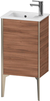 DURAVIT XViu Waschtischunterbau bodenstehend 594 mm nussbaum dunkel, 1 Tür rechts