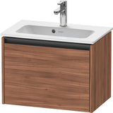 DURAVIT Ketho.2 Waschtischunterbau 610 mm betongrau matt mit Soft-Close-Auszug