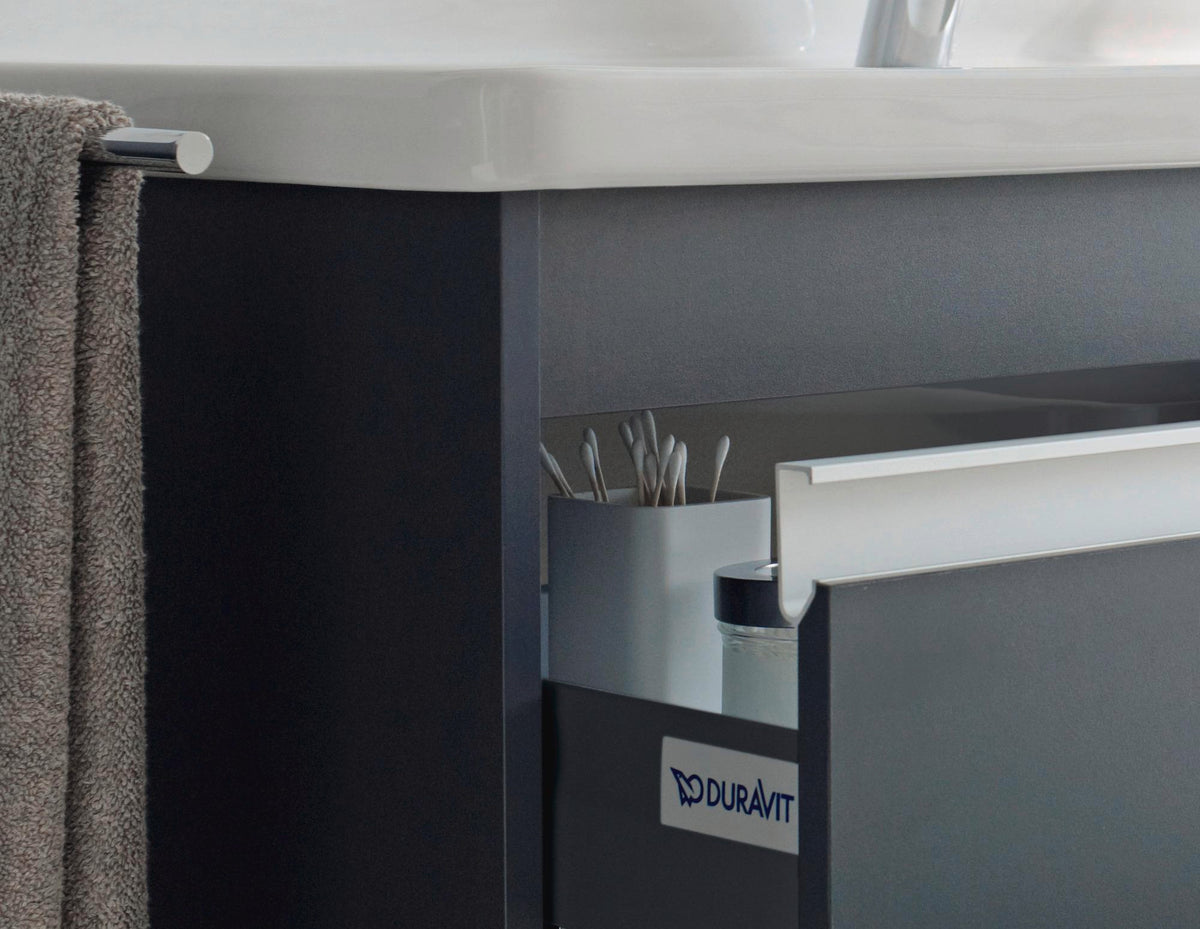 DURAVIT Waschtischunterbau Ketho wandhängend 650 mm weiß matt mit 2 Schubkästen