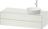 Duravit White Tulip Waschtischunterbau 1300 mm Nordic Weiß Seidenmatt mit Tip-On-Technik