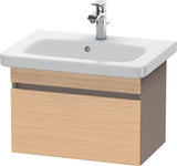 DURAVIT DuraStyle Waschtischunterbau wandhängend 580 mm betongrau matt mit Soft-Close-Auszug