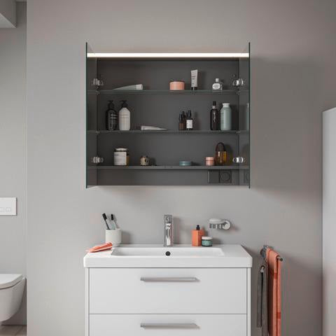 DURAVIT D-Code 2.0 Waschtischunterbau 784 mm Eiche Marmor mit Soft-Close
