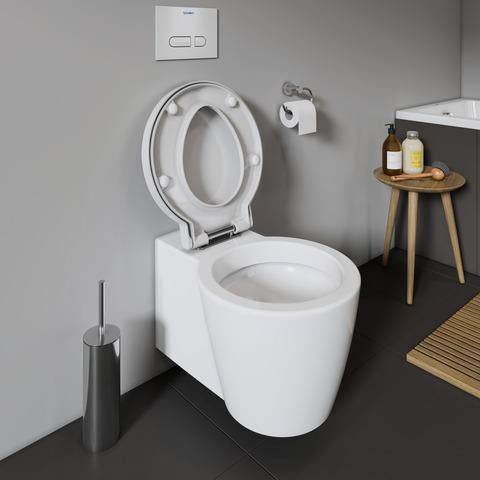 DURAVIT WC-Sitz Starck 1 mit SoftClose Absenkautomatik, weiß, Duroplast, abnehmbar