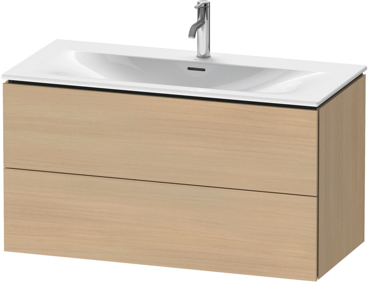 DURAVIT L-Cube Waschtischunterbau, wandhängend, 1020 mm, 2 Schubkästen, weiß matt
