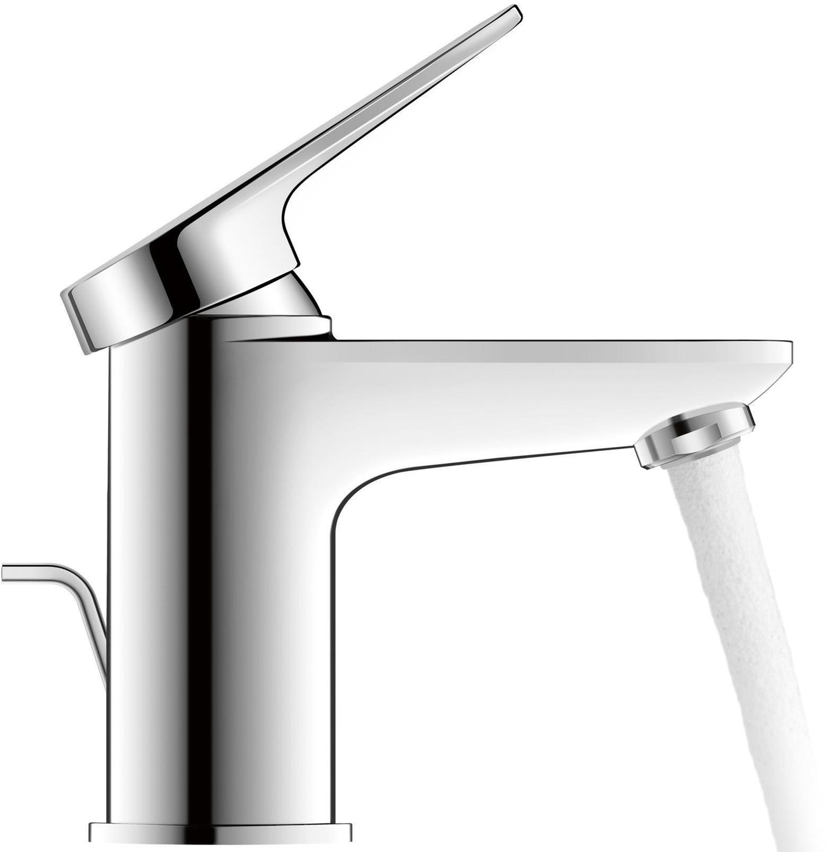 DURAVIT Wave Einhebel-Waschtischmischer Chrom mit Zugstange & FreshStart