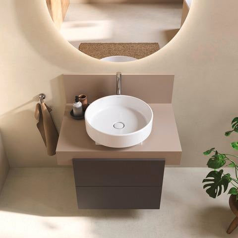 Duravit Balcoon Aufsatzbecken 450x450 mm weiß geschliffen mit Ablaufventil