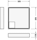 DURAVIT D-Code Duschwanne 800x800 mm Weiß Sanitäracryl Quadratisch