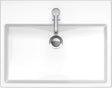 DURAVIT Vero Air Waschtisch 600 mm ohne Überlauf, mit Hahnlochbank, weiß