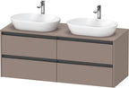 basalt matt / 4 Schubkästen / links und rechts