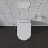 Duravit Wand-WC ME by Starck 570 mm Weiß Seidenmatt Tiefspüler mit WonderGliss
