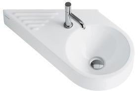 DURAVIT Handwaschbecken Architec 645 mm, weiß, mit Hahnlochbank, ohne Überlauf – Wandmontage