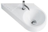 DURAVIT Handwaschbecken Architec 645 mm, weiß, mit Hahnlochbank, ohne Überlauf – Wandmontage