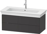 DURAVIT White Tulip Waschtischunterbau 984 mm, 2 Schubkästen, weiß seidenmatt